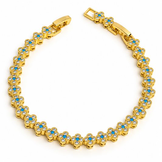 14K ALTIN KAPLAMA CLEEF BİLEKLİK